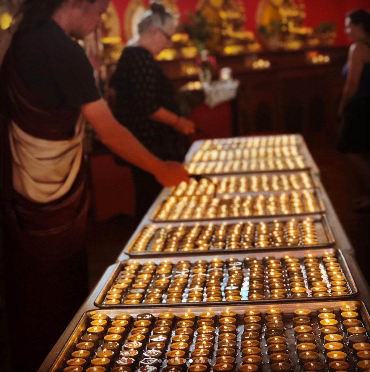 Butterlamp Offerings for Chokhor Düchen