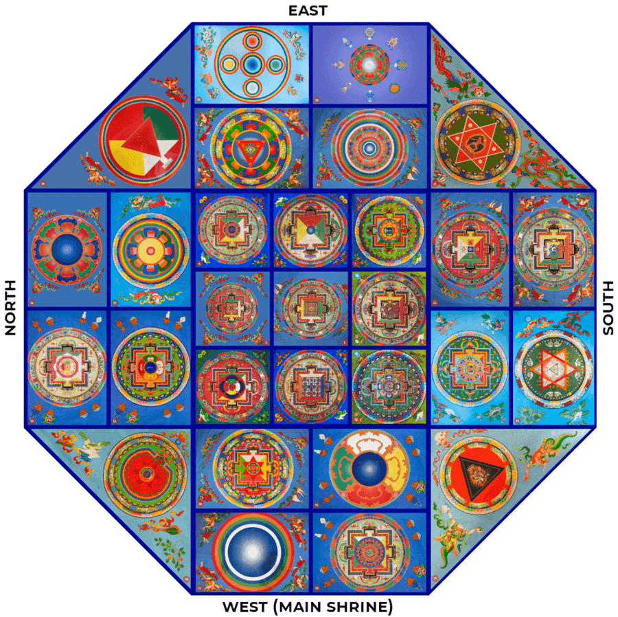 Crowdsourced Ceiling Mandala Sponsorship - 12 Payments