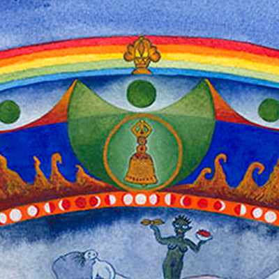 Simhamukha Mandala Print ~ Consecrated